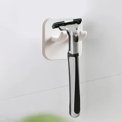 ABS Material Razor Holder Wall Punch Free Man Shaver Storage Hook Kitchen Bathroom Organizer Accessories