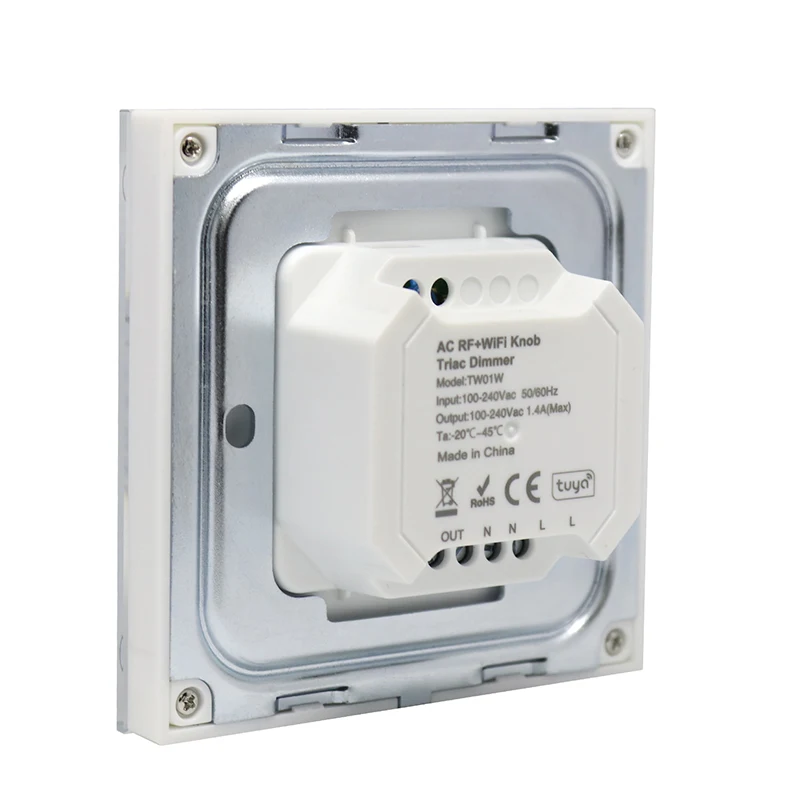 100-240V Triac WiFi & 2.4G RF & Tuya Zigbee Smart Knob Dimmer For Traditional Incandescent Halogen Lamps Triac Dimmable Lights view 3