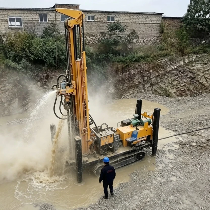 Customized Cheap Sale Pneumatic Water Well Drilling Machine Underground Water Well Drilling Rig From China 150m 300m