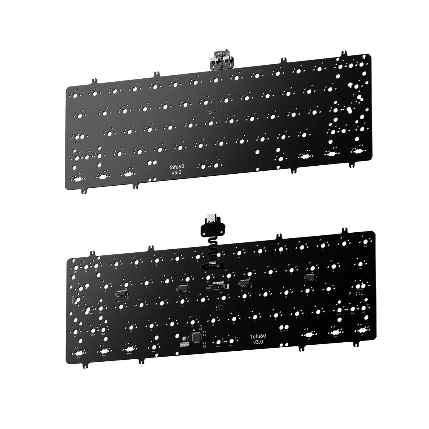 Magnetic Switch Keyboard PCB Wired/Wireless Welding/Hot-swappable Keyboard PCB  for Tofu60 3.0 Customisable Mechanical Keyboard