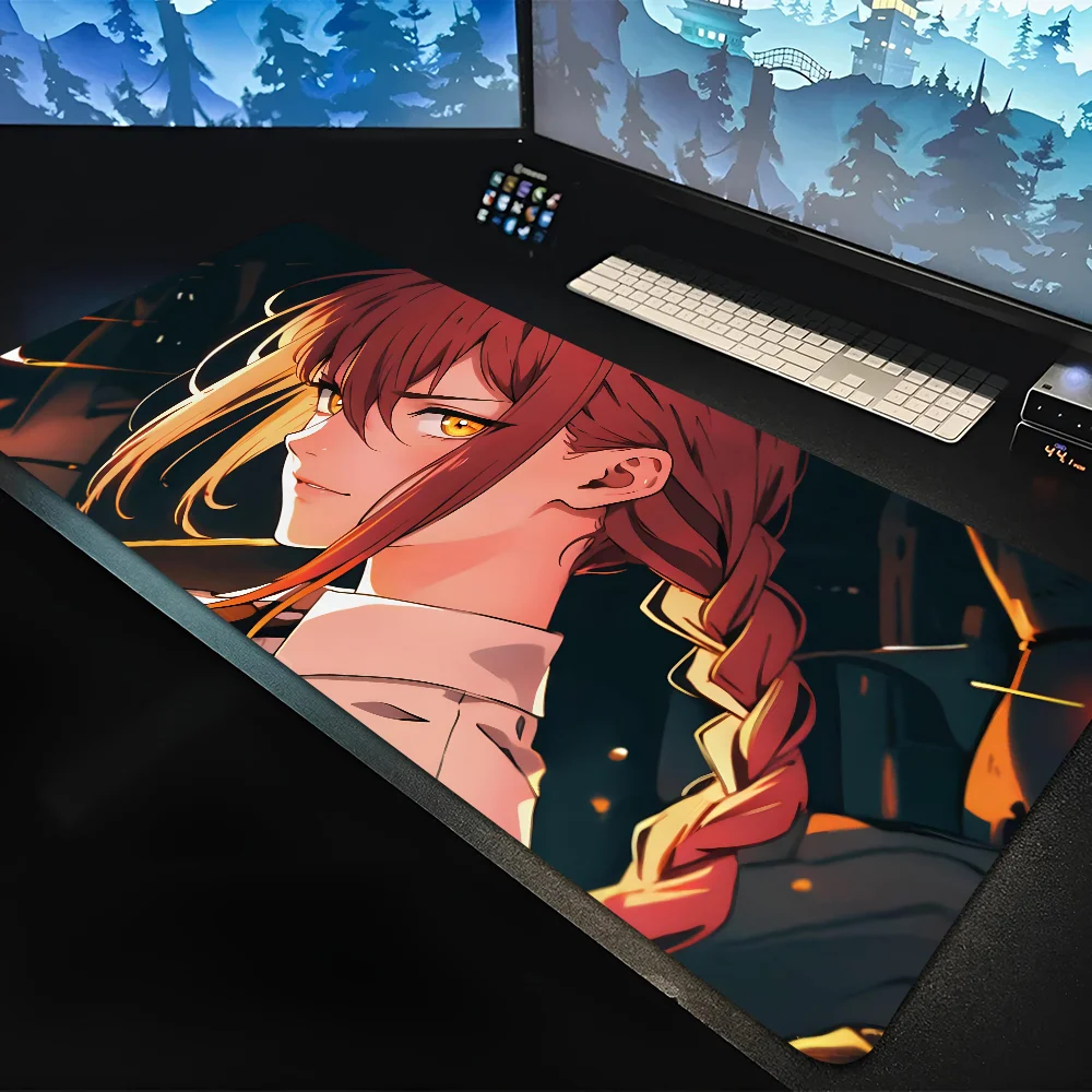 

1pc hot blood anime Chainsaw M-Man Non-slip Mouse Pad Suitable For Office Computers Laptops E-sports Game Desk Mats XXL Keyboard