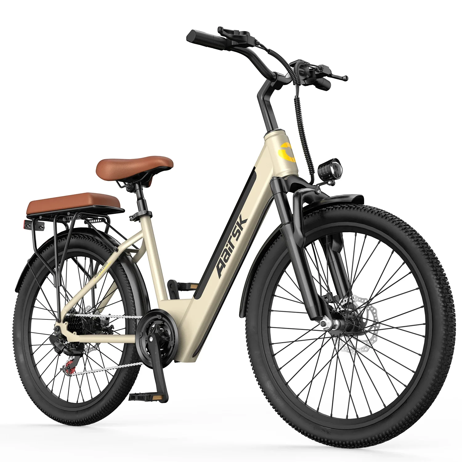 Vélo électrique unisexe Aairsk S600 250W 36V 13AH Batterie 26 pouces Le batterie Tintelligent est équipée d'une puce de protection BMS