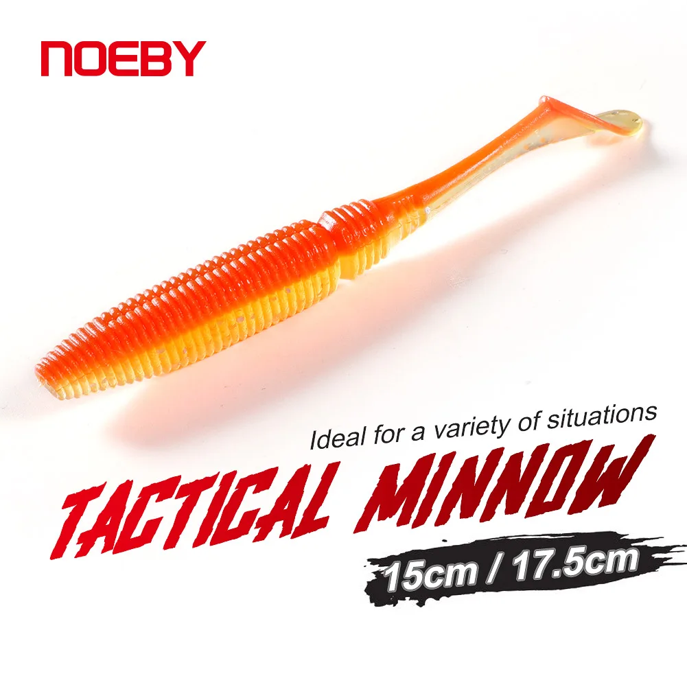 

Noeby 3PCS Swimbait Shad Soft Bait 15cm 27.5g 17.5cm 40g Soft Lure Minnow Soft Bait Wobblers Bass Perch Pike Fishing Tackle