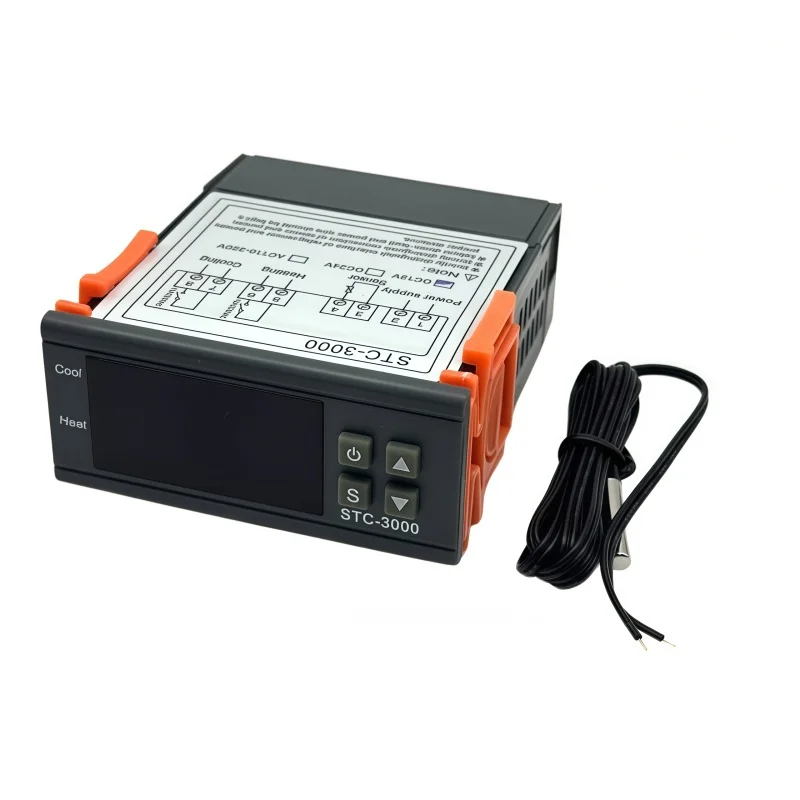 Digital Temperature Controller Thermostat Thermoregulator incubator Relay LED 10A Heating Cooling STC-3000