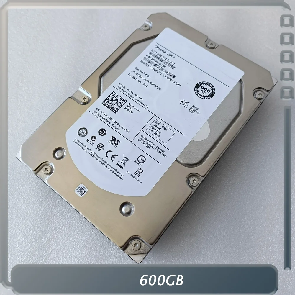 

600G For Dell 0W347K W347K ST3600057SS 15K 3.5" SAS HDD