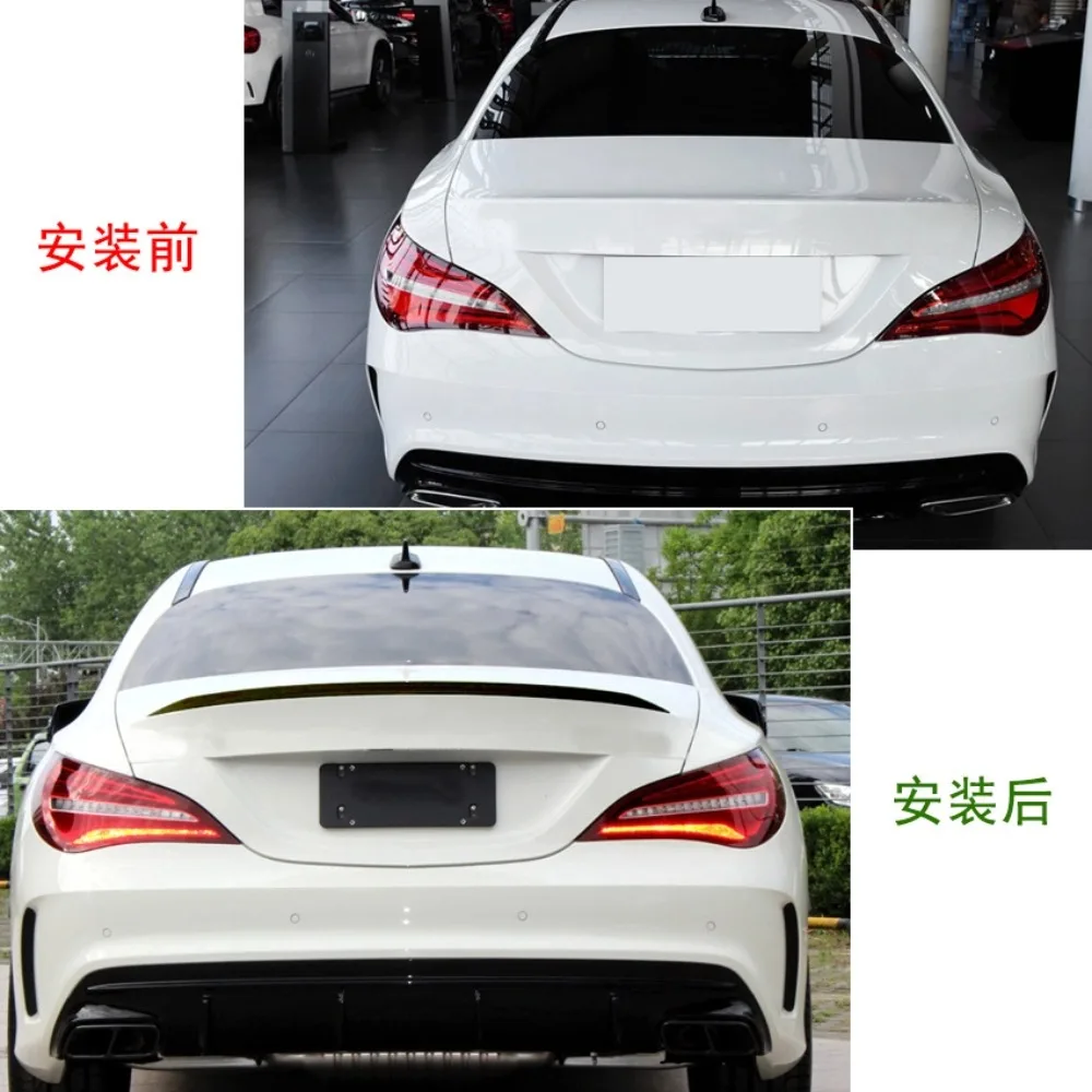 For Mercedes Benz CLA Class W117 C117 2014-2019  CLA180/220 CLA250/260 CLA200 CLA45 AMG Sedan 4-Door Rear Trunk Spoiler Wing Tun