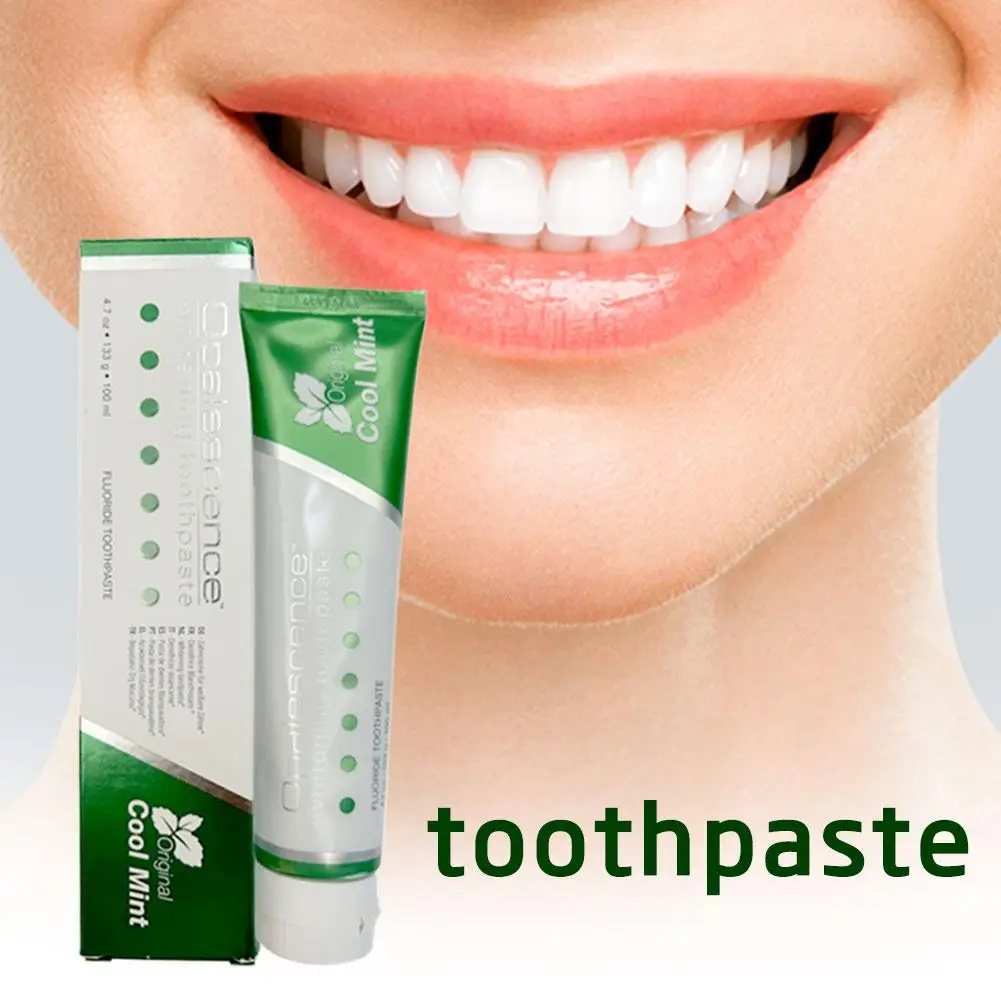 

Original Cool Mint Brightened Toothpaste Ingredients For A Noticeable Improvement In Tooth Luster Dental Care Toothpas Care