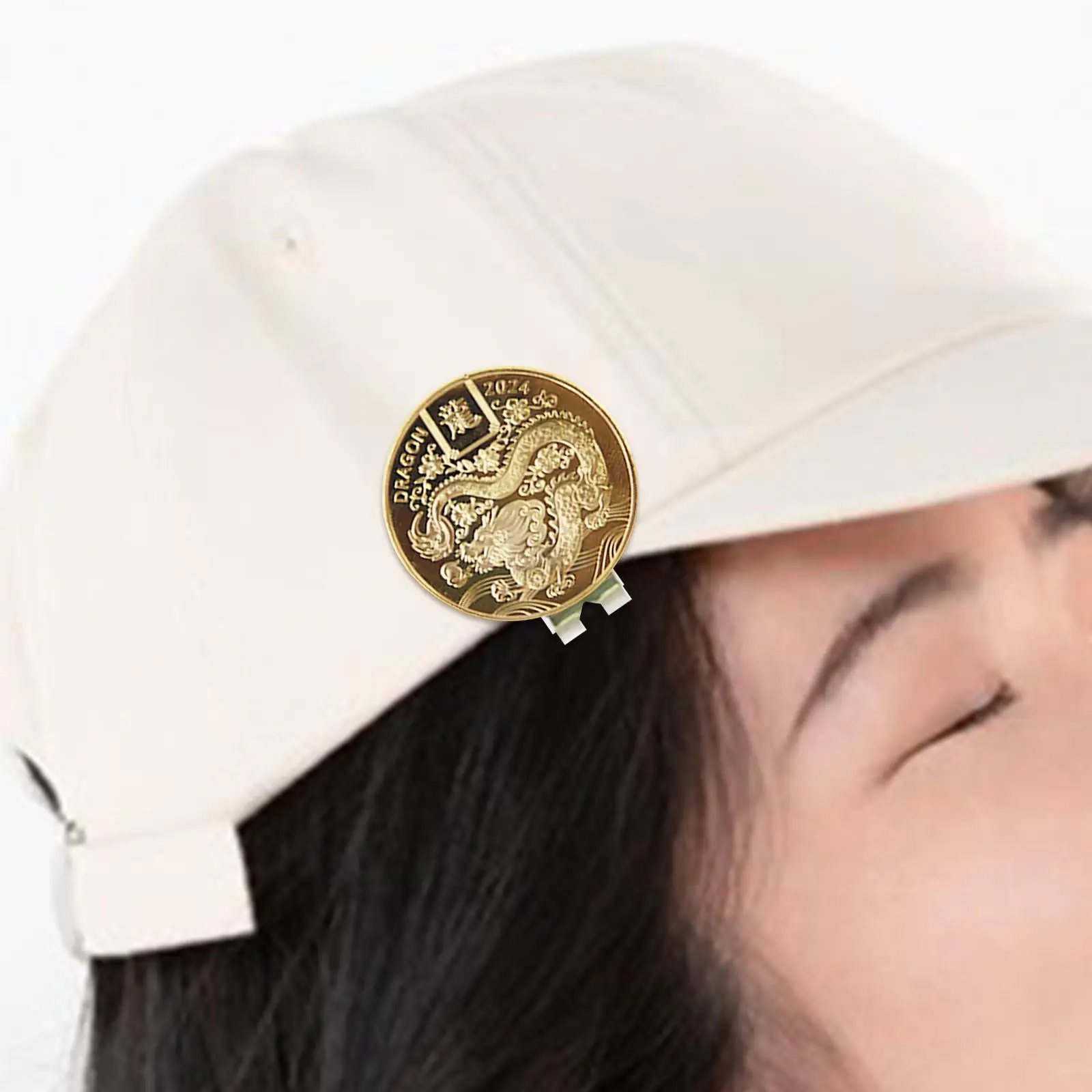 Golf Ball Marker Hat Clip Men Women Golf Cap Clip Novelty Golf Accessories