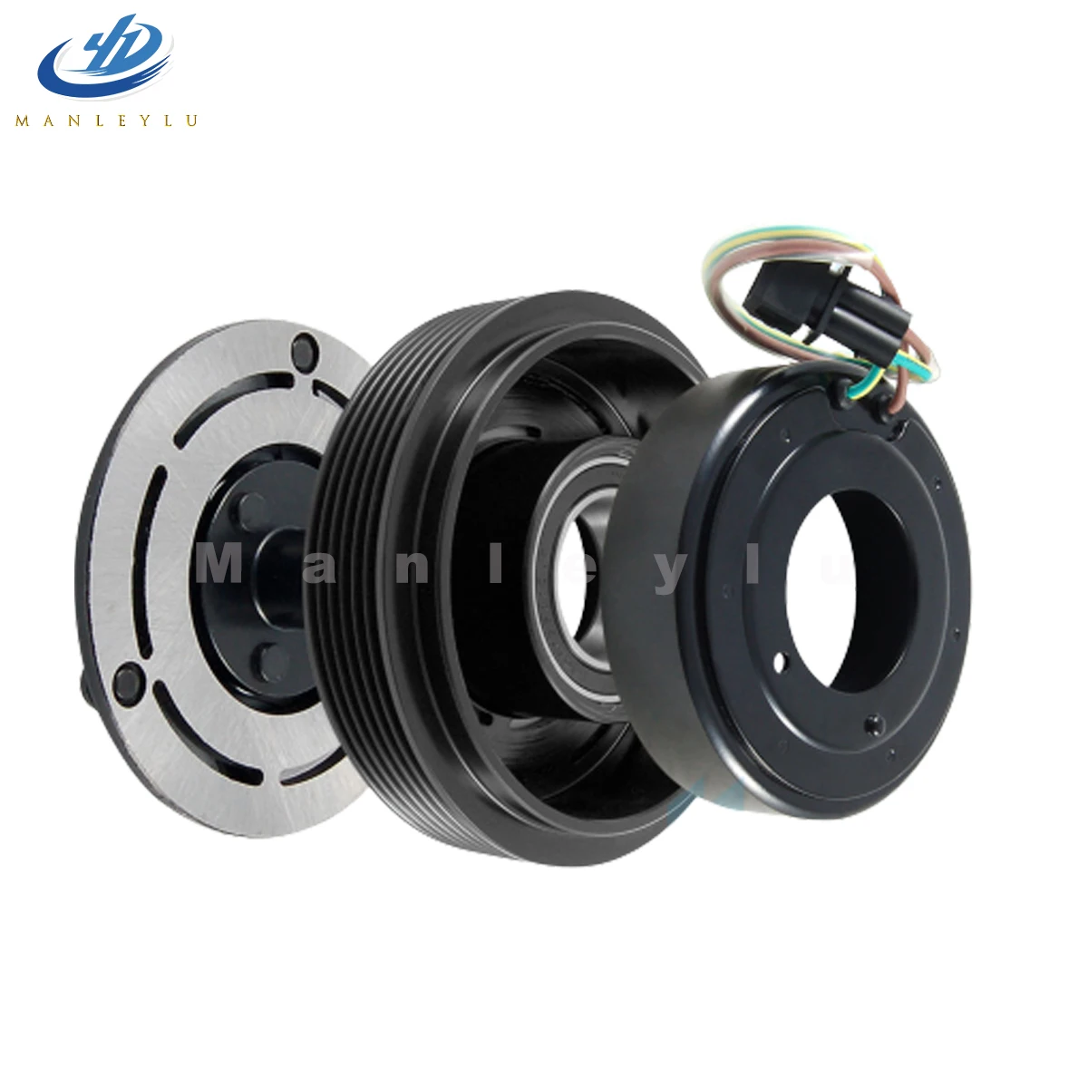 A/C Air Conditioning Compressor Clutch Pulley For VW LT TRANSPORTER 2.5 7D0820805C 7D0820805G 7D0820811