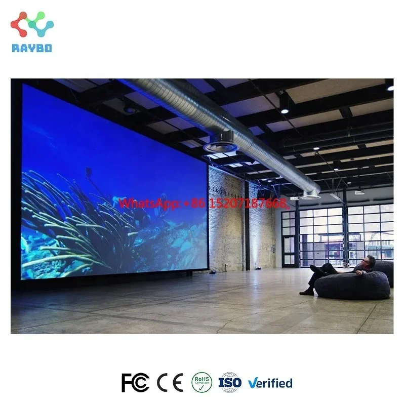 Raybo big screen video walls 500x500 Curve Cabinet dj screen P2.9 P3.91 stage background led panel video wall For home cinema