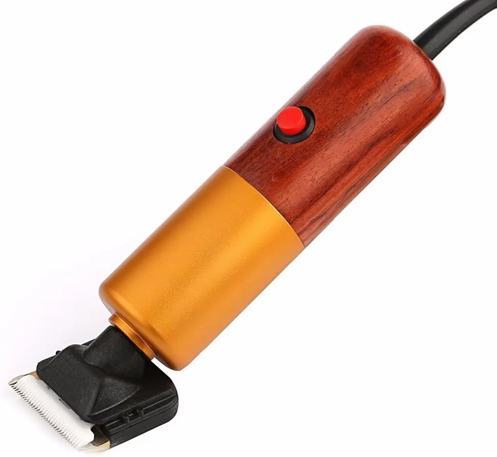 

Машинка для стрижки животных с низким уровнем шума, электрический триммер для собак и кошек малых, средних и крупных пород с 2 насадками-гребнями