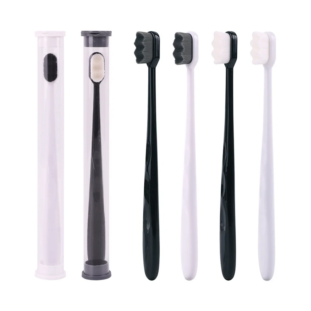 Bristle Toothbrushes Oral Cleaning Micro-Nano Premium Material Durable Long Handle Ergonomic Anti-Slip Needed Gift Idea