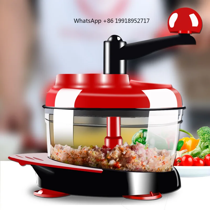 Kitchen Multifunction Food Processor, Meat Grinder, Fruit Vegetable Grinder, Manual