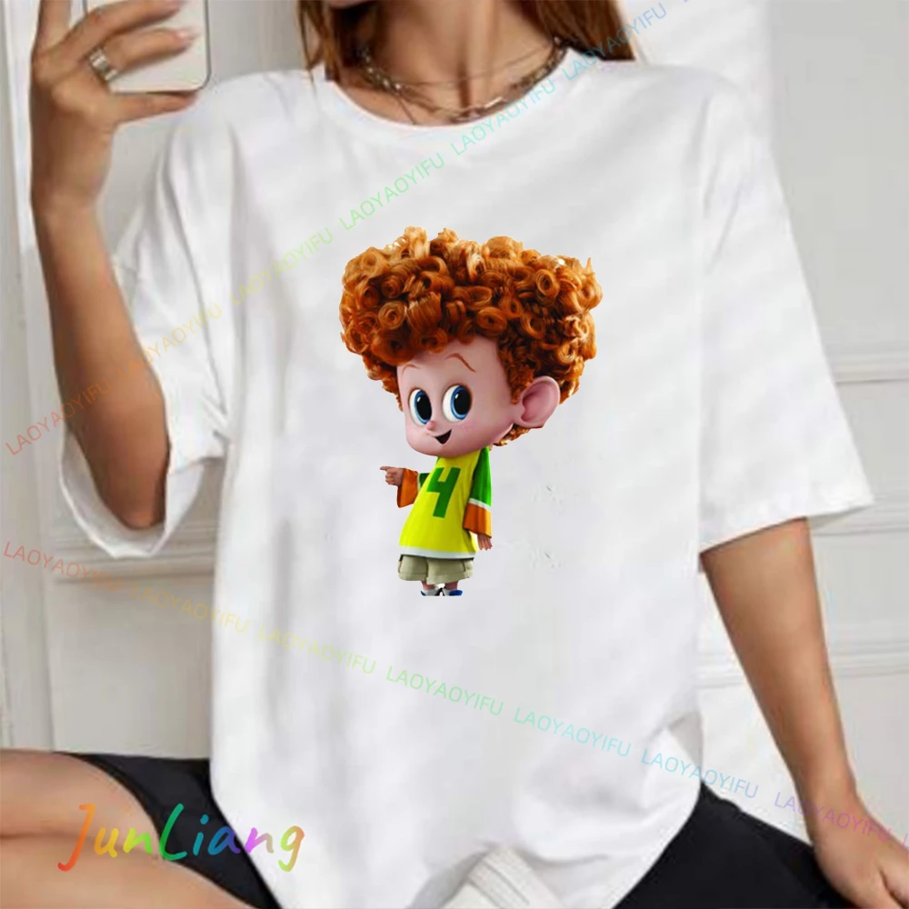 Hotel Transylvania Animated Series T-Shirt Kawaii Clothes Summer Clothes Men Woman 100% Cotton Men's Clothing Harajuku Goth Y2k