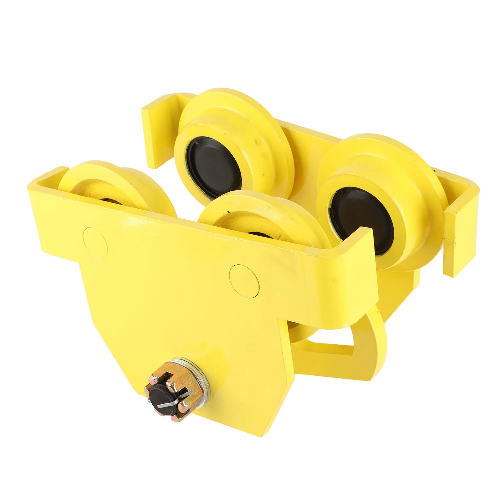 Carrello manuale con capacità di 3 tonnellate Carrello a cingolo singolo con fascio I in acciaio resistente per sollevamento gru Carrello di sollevamento gru