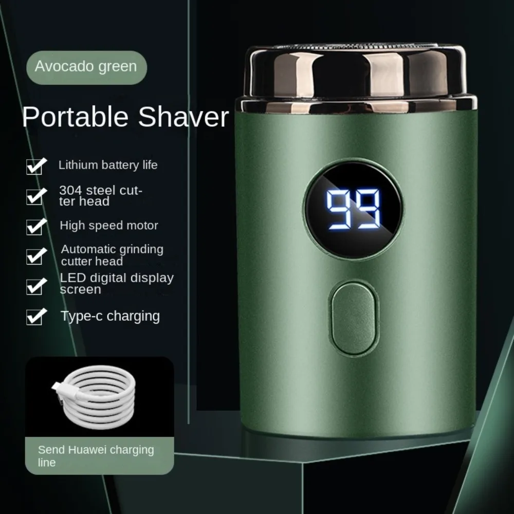 

Mini Digital Display Electric Shave Razor USB Rechargeable Long Standby Face Shaver Men's Beard Razor Birthday Present