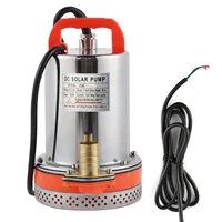 Bomba sumergible, batería pequeña, limpieza Solar de piscina, elevación de 8 metros, Cable de 2,1 metros, CC de 12V, 180W/24V, 220W