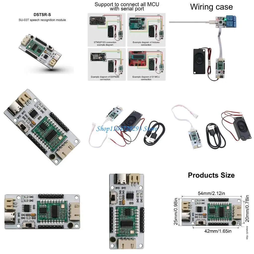 

Y2GD USB Voice Control Development BoardIntelligent Voice Recognition Module Voice