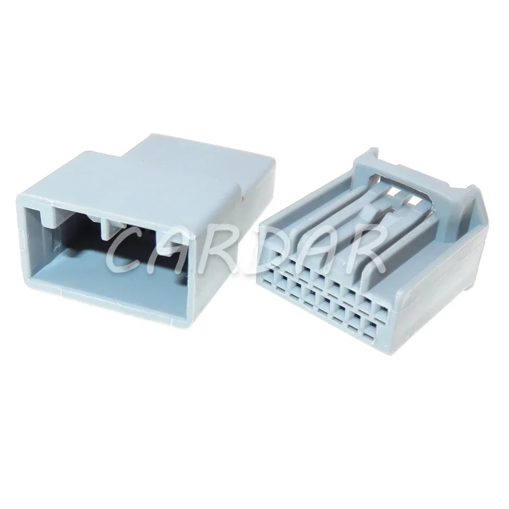 1 Set 16 Pin MX34016SF1 MX34016PF1 Automotive Socket Wire Connector AC Assembly Grey Auto Cable Plug For Honda
