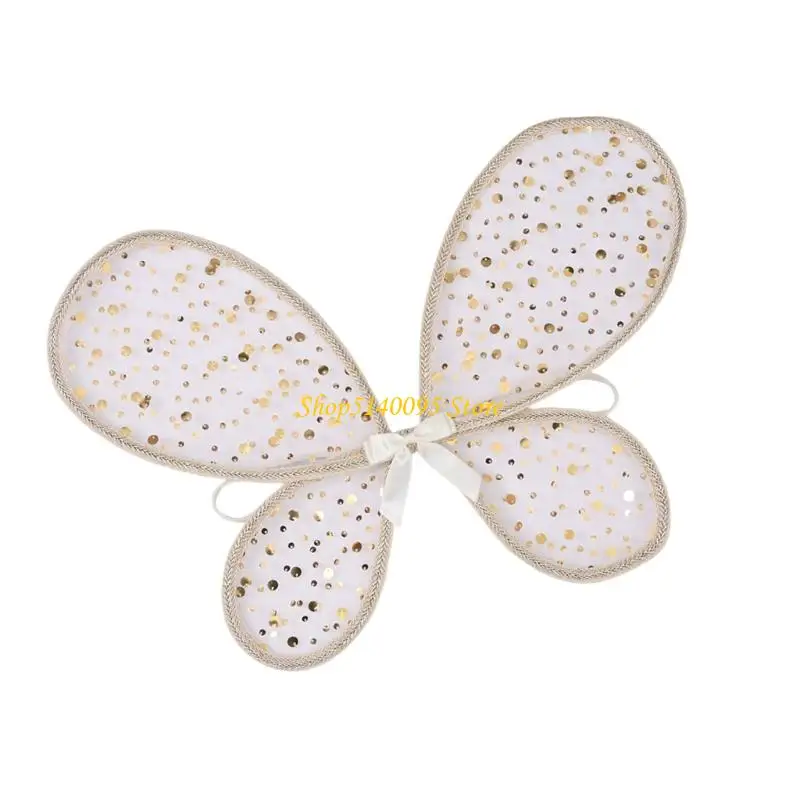 Dxae dobrável Butterfly Fairys Wing Butterfly Wing Festas Festas aniversário Favoriza figurina Halloween angel wing para