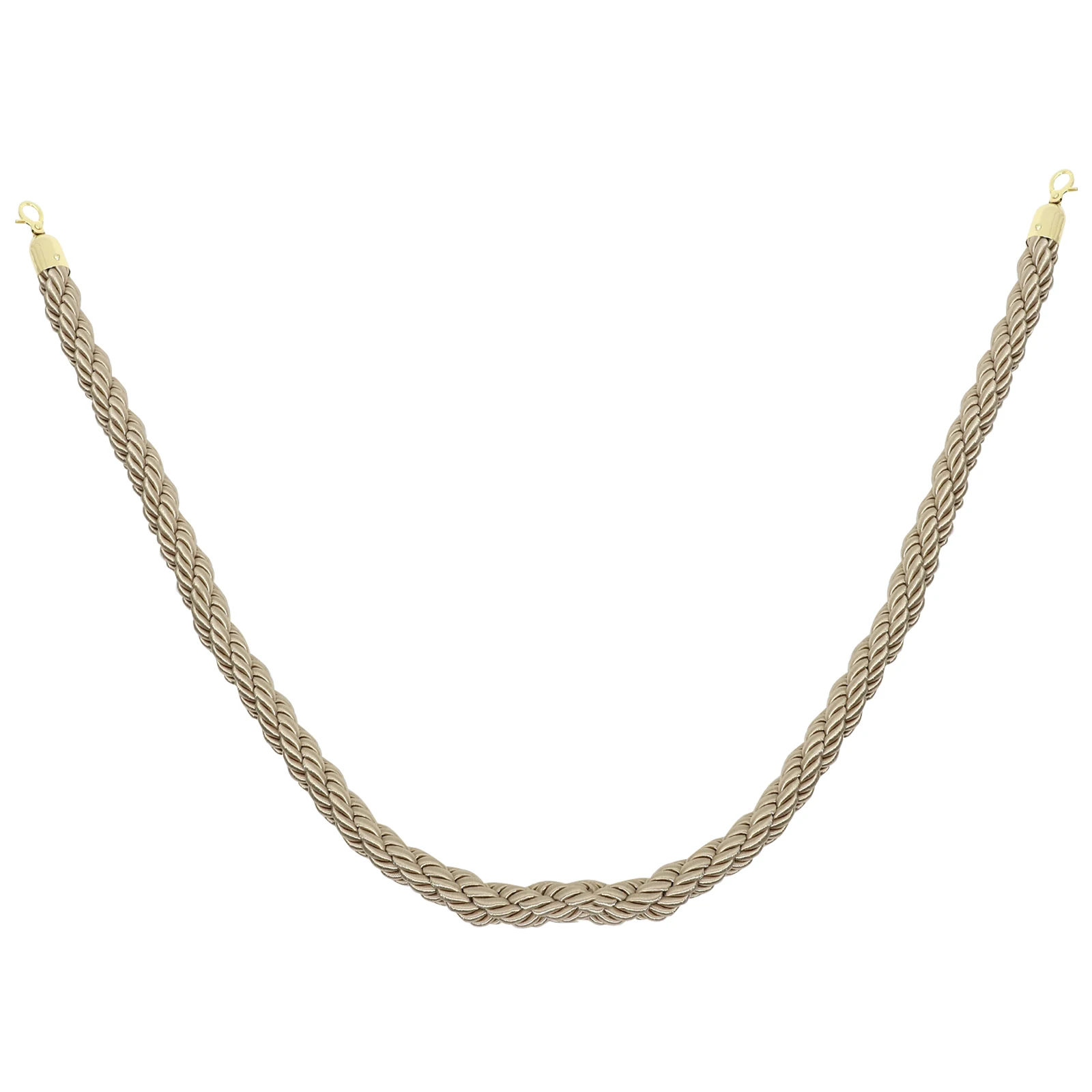 

Guardrail Lanyard Crowd Control Rope Barrier Post Isolation Zone For Queue Zinc Alloy Hanging Cord Durable Jute Material Easy