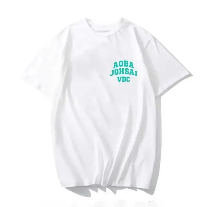 Haikyuu Aoba Johsai VBC Uniform T-Shirt Unisex Kawaii Streetwear Lockere T-Shirts Atmungsaktives T-Shirt Redtube – Detail 5