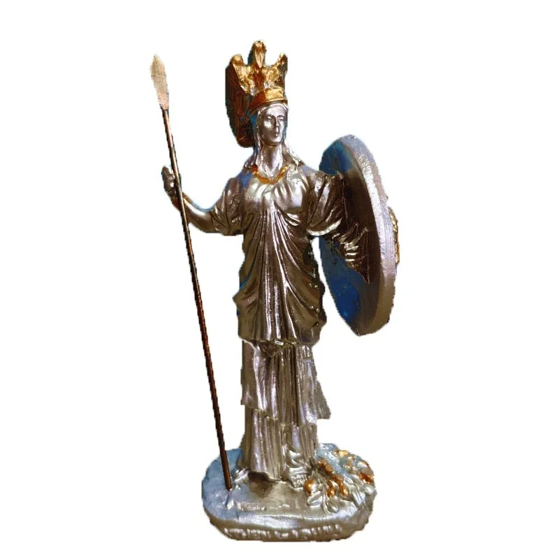 

The resin model ornament of the war of Athena, the daughter of Zeus, the ancient Greek wisdom goddess high:12cm