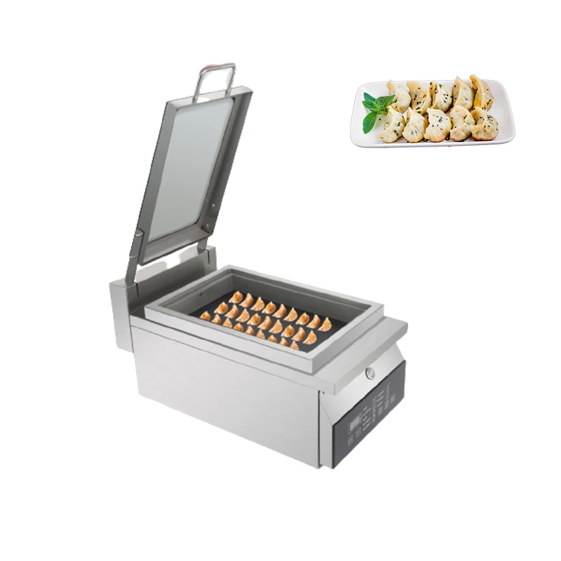 Electric Dumpling Frying Making Machine Commercial Fried Gyaoza Maker  Dumpling Pan Fried Fryer