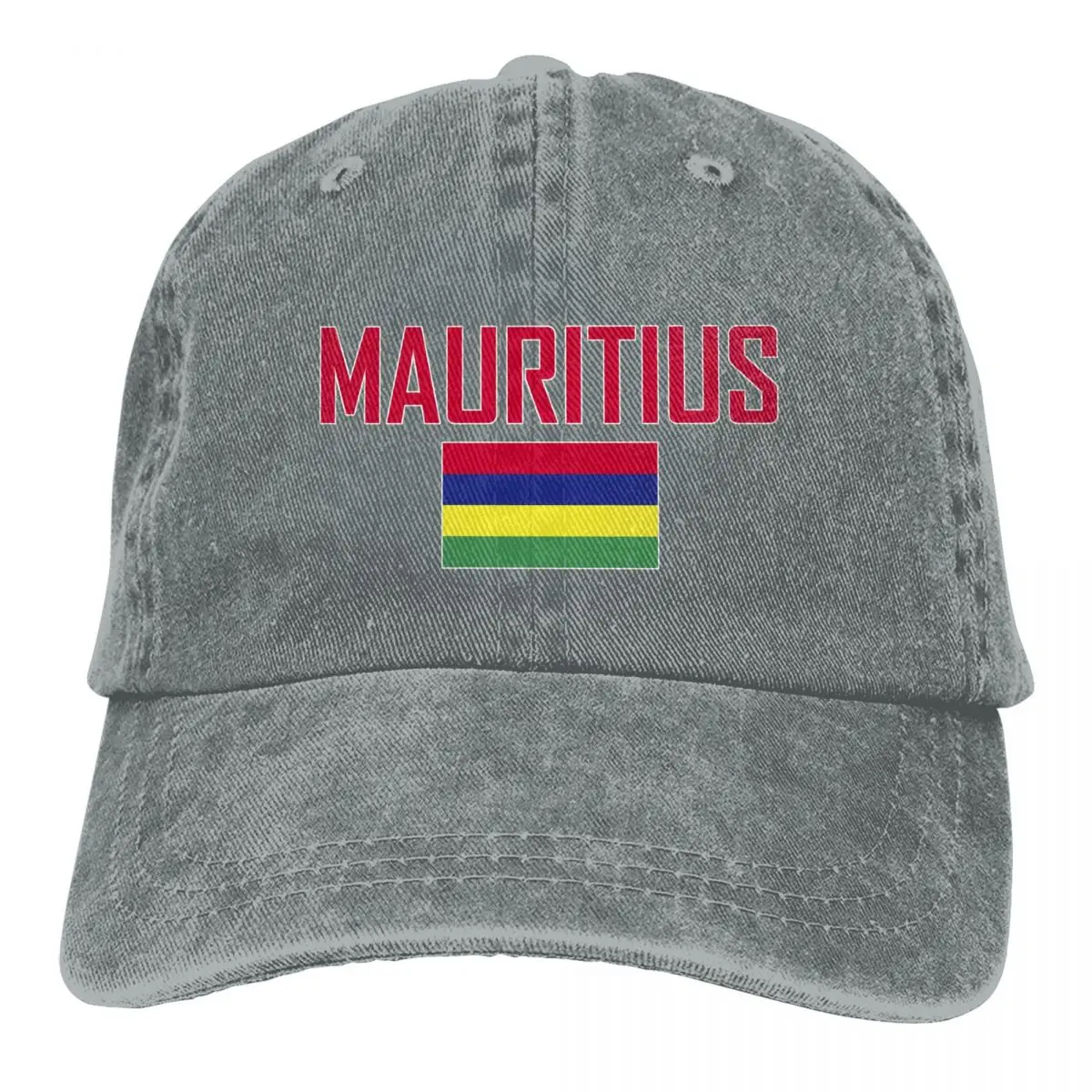 Flag of MAURITIUS Baseball Caps Unisex Soft Casquette Cap Fashion Denim Hat Vintage Adjustable Dad Hat