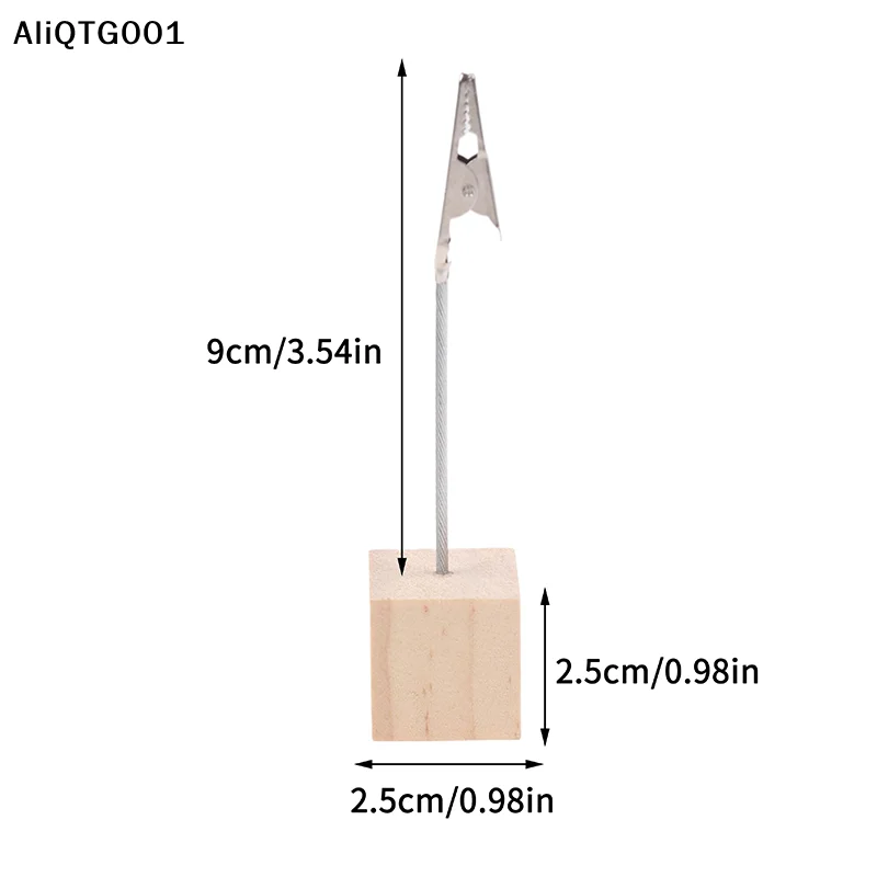 Portable Wooden Desktop Perfume Essential Oils Tester Holder with Paper Strip Clips Aromatherapy Place Card Stand