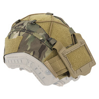 Tactical Helmet Cover With NVG Battery Pouch for FAST MH PJ BJ OPS-Core Airsoft Helmet Paintball Hunting Accessories