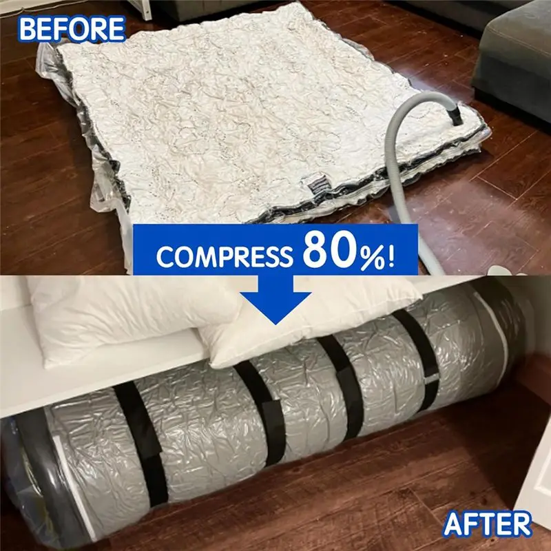 Mattress Vacuum Bag For Queen Full Size Mattress For Moving Vacuum Seal Compression Bag For Moving, Transport, Storage XL-B61B