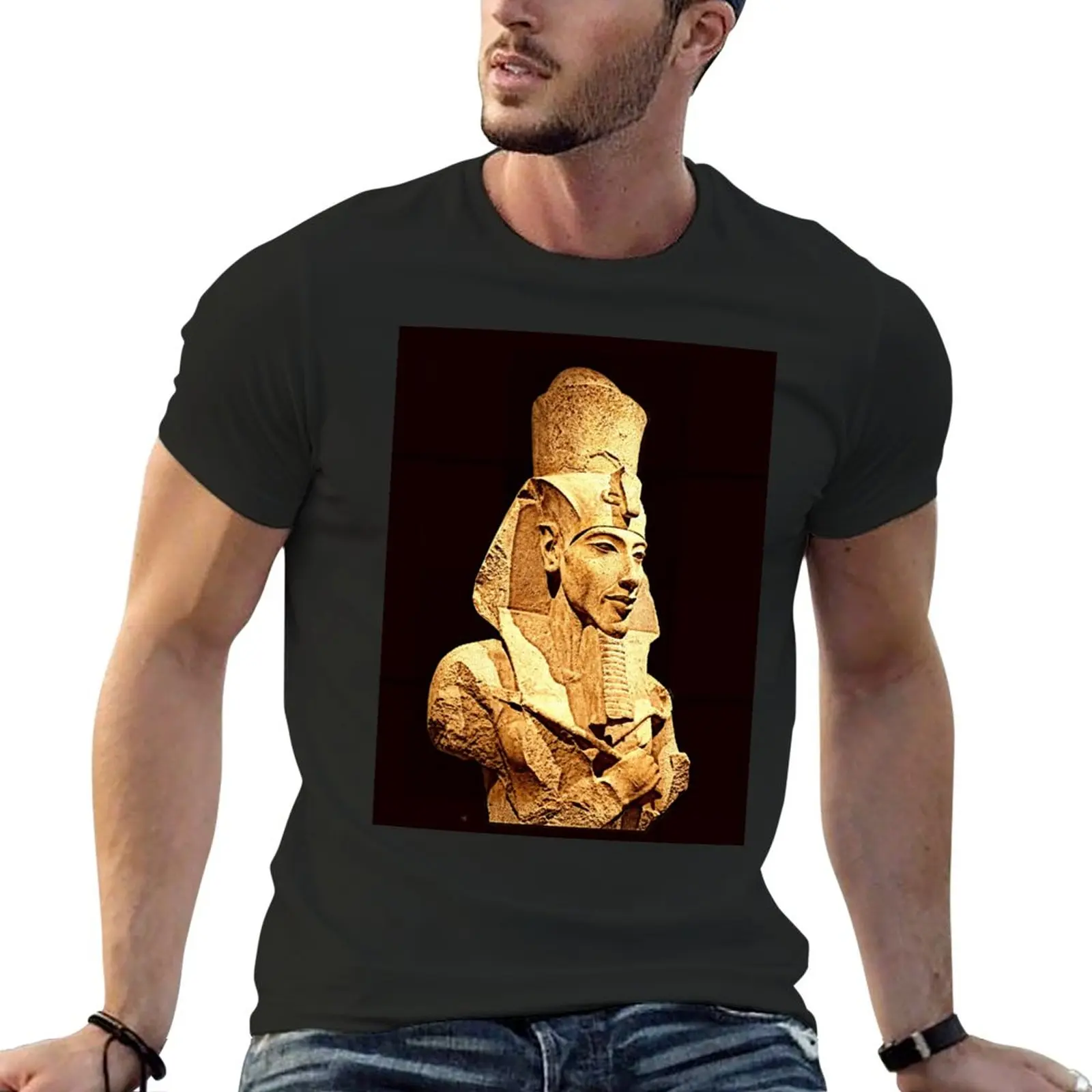 

New Pharon Akhenaton T-Shirt aesthetic clothes blank t shirts vintage clothes Anime t-shirt Men's t shirts