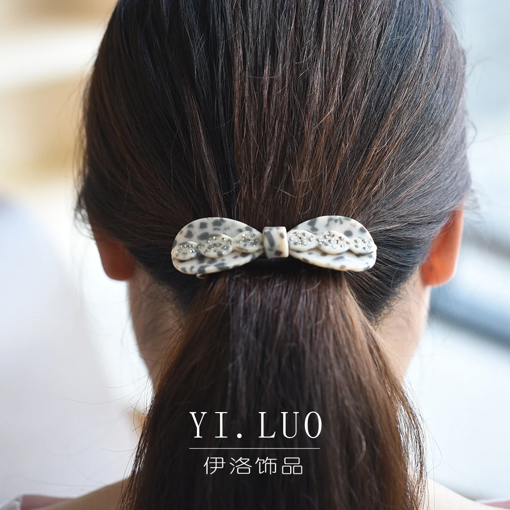 Women Headwear New Bow Hair Clip Cute Hair Barrettes Fahion Rhinestone Hair Accessories For Women