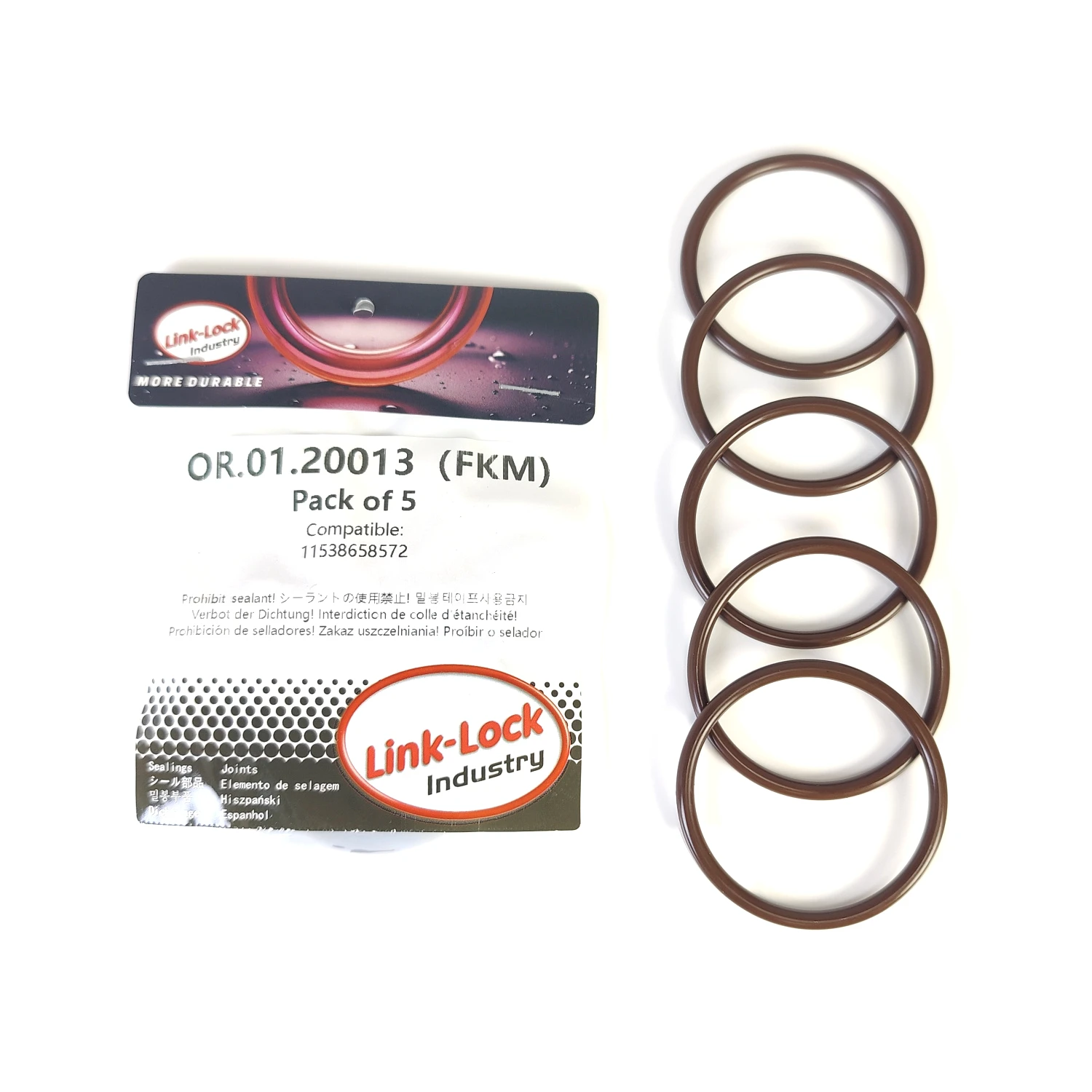 5PCS Fkm Viton OR.0…