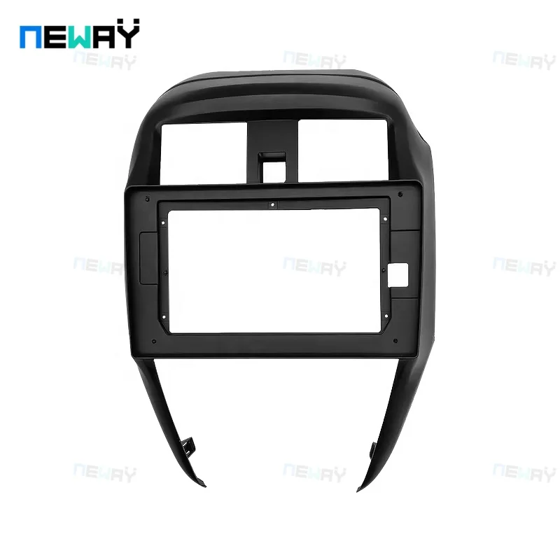 Car Radio Facial 10.1inch Frame For Nissan Sunny 2014-2016 with Wiring Cable Harness Connector plug Bezel