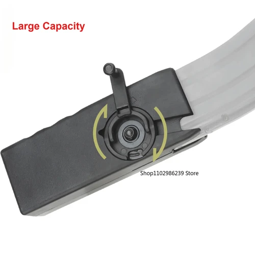 Imagen 2 del producto Caja de almacenamiento BB de plástico para cargador de velocidad BBS, capacidad de 1000, 6mm, para revistas con manivela manual M4, cargador rápido, accesorios de equipo Airsoft