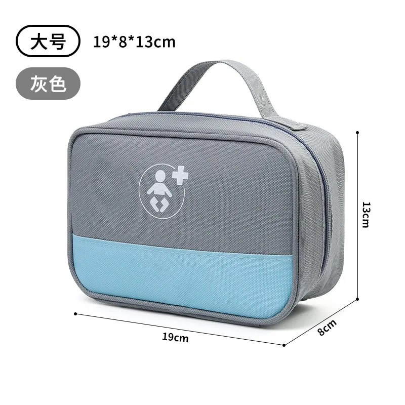 أدوية الأطفال، مجموعة طبية لطيفة ومحمولة، للسفر في الهواء الطلق، مقاومة للماء، مجموعة تخزين الأدوية المنزلية للإسعافات الأولية من أكسفورد