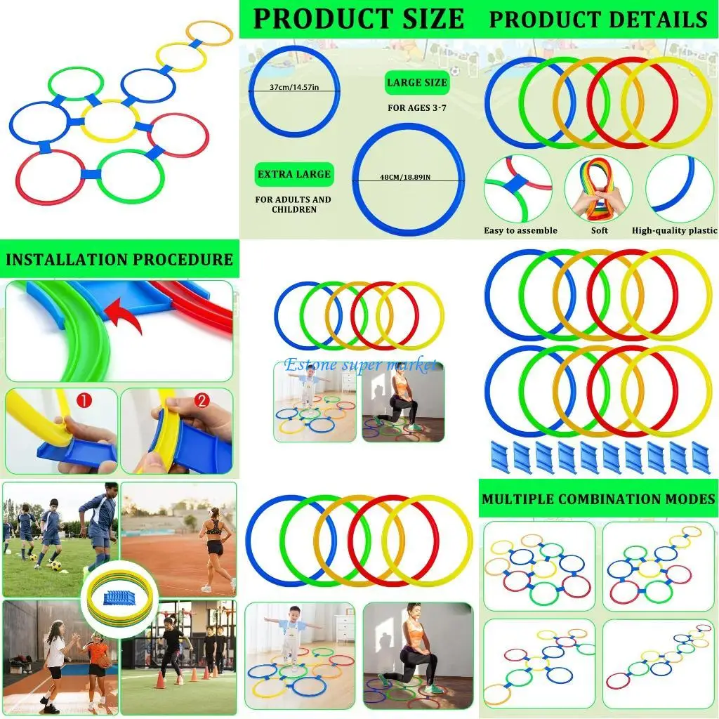 090B ジャンピングフープスポーツゲーム子供のための面白い屋内スポーツおもちゃ家族パーティー体力トレーニングスポーツプレイセット裏庭おもちゃ