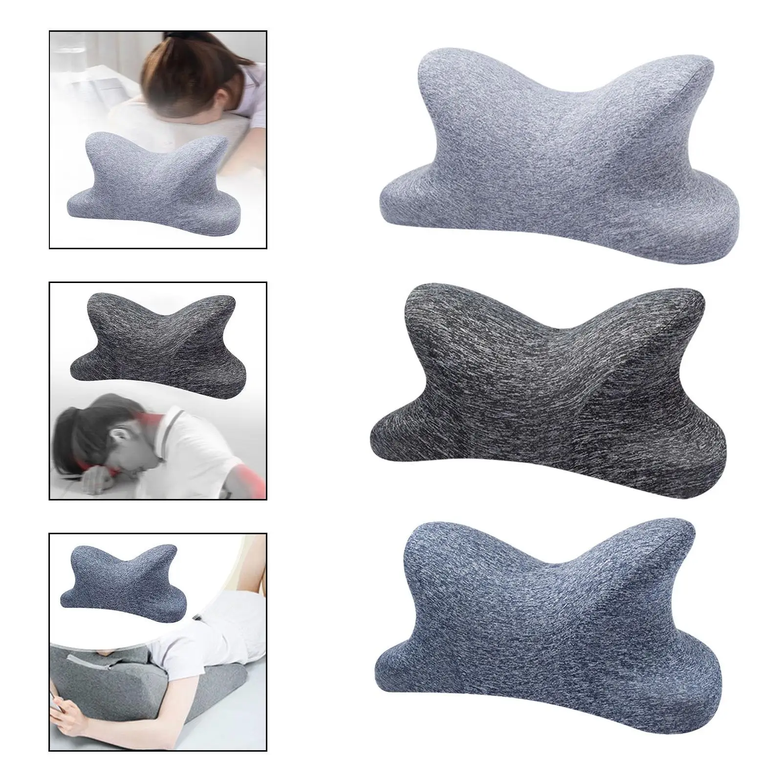 وسادة عنق الرحم والرقبة وسادة الطائرة تنفس لينة مريحة وسادة مكتب النوم وسادة للمنزل التخييم مكتب الألعاب #2