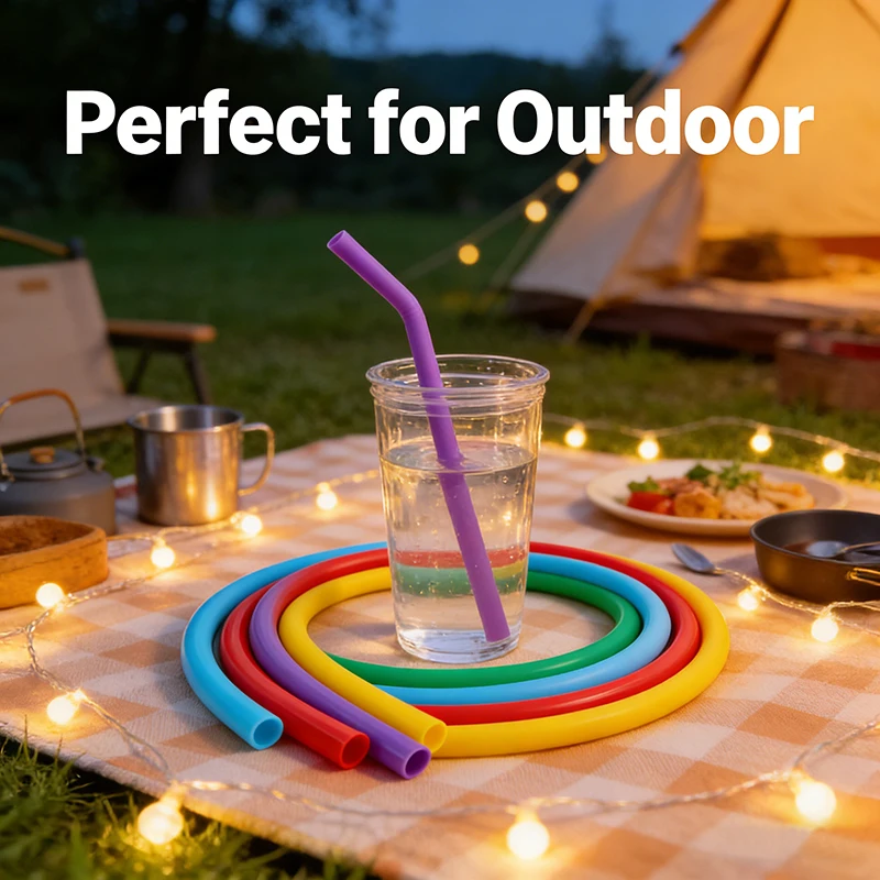 100M Colorful Food Grade Silicone Tube ID 4mm OD 6mm Flexible Silicone Pipe Aquarium Soft Tubing Garden Rubber Hose