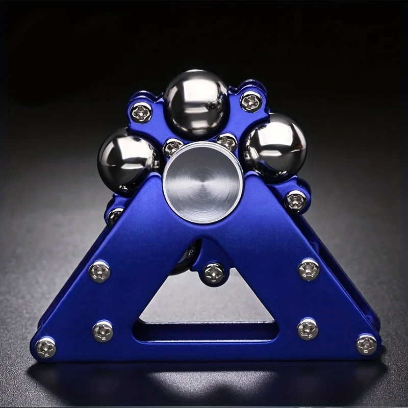 Gowinbaby Metal Fidget Spinner, Rolling Ball Track Stress Relief Hand Spinner, Anti-Anxiety Fidget Toy for Adults & Kids