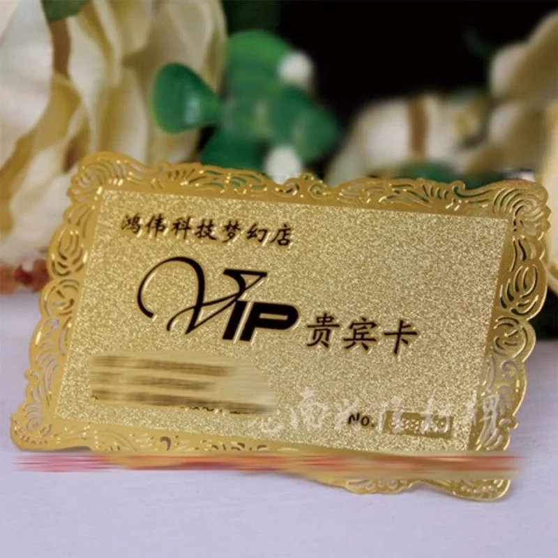 Custom High-End Metal Card Gold Card Business Card Silver Card VIP Card VIP Business Card Membership Card