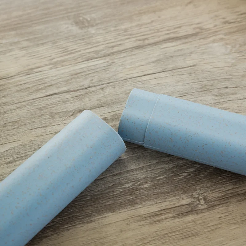 携帯用旅行歯ブラシケース　麦わら歯ブラシホルダー　デンタルキットオーガナイザー