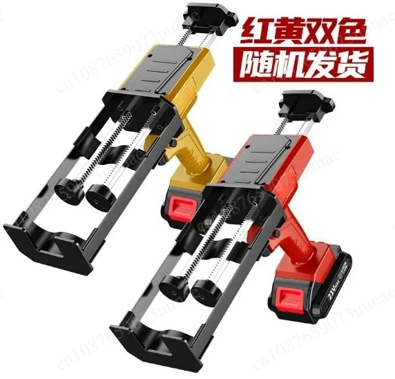 21V cordless grout gun, double tube automatic electric caulking tool for tile joints, rechargeable lithium battery injector