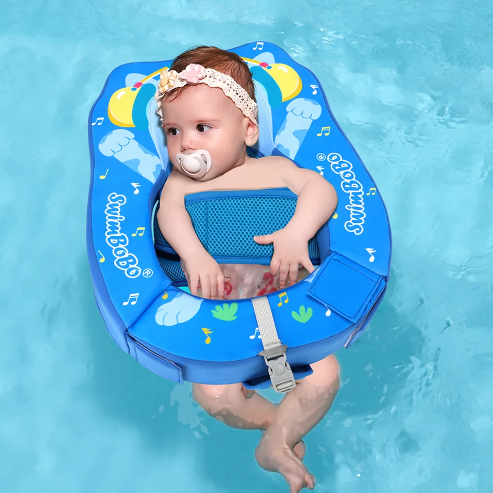 Infant Swimming Ring for 0-8 Months, No-Inflation , Soft EVA Baby Float, Safe Bath & Pool Water Play Toy