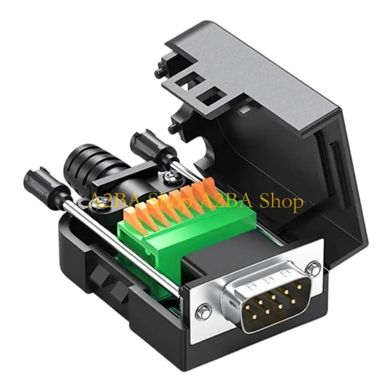 A2BA Serials Port Terminal Connectors for RS232 Maintenance Work, Breakouts Connectors with Organized Wiring Layout