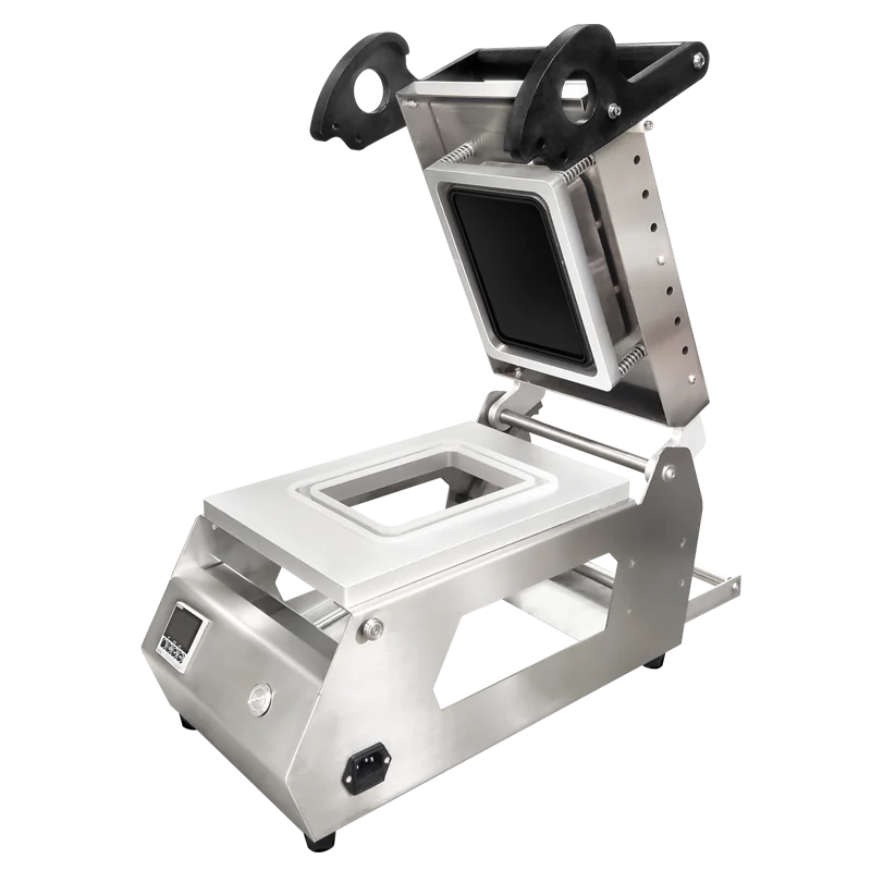 

DQ-Series New Labour Saving Handle Manual Food Film Box Tray Edge Cutting Sealing Sealer Manual Tray Containers Sealer