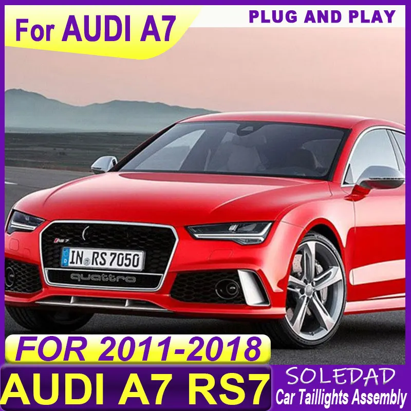 Car Head Lamp For Audi A7 2011 2012 2013 2014 2015 2016 2017 2018 LED headlight Daytime Running Light Front Headlight Assembly