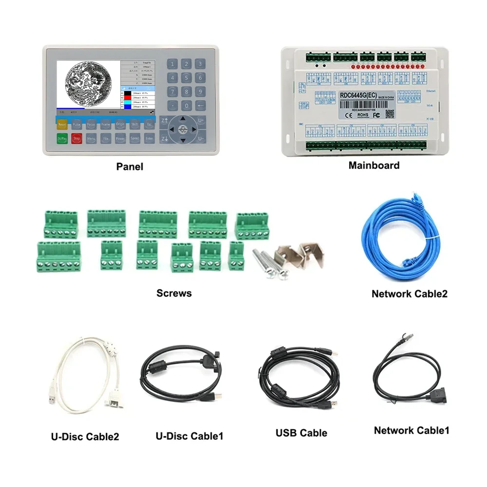 HAOJIAYI Ruida 6445S RDC6445S CO2 Laser Controller Upgrade 6445 6445G RDC6445G Systems for CO2 Laser Cutting Engraving Machine